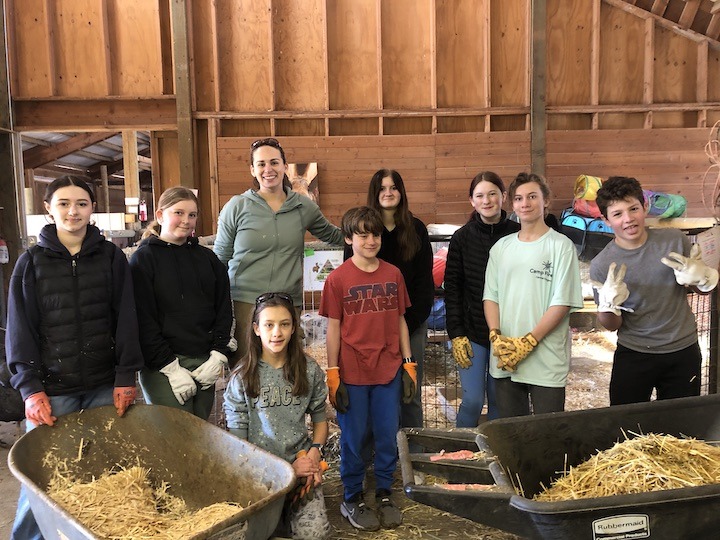 Teen Connects with Zafiro Larsen and teens at Harmony Farm