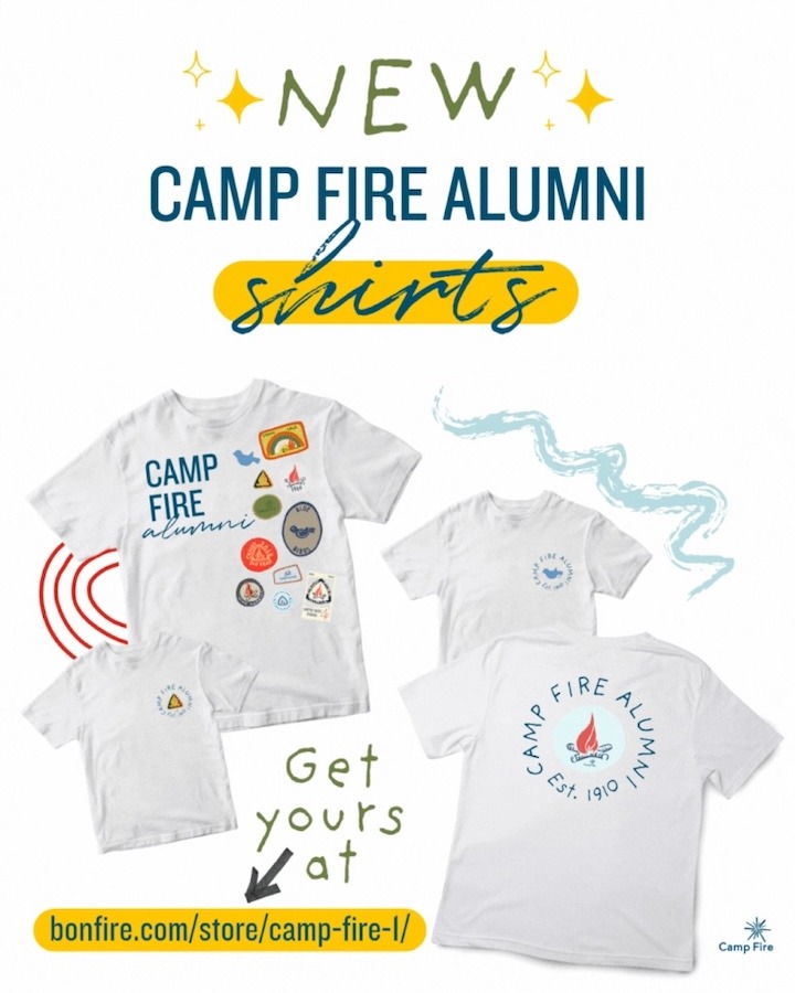 graphic saying Alumni t-shirts are for sale and showing options