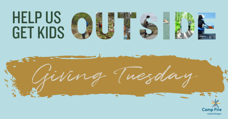 graphic that says Help Us Get Kids Outside